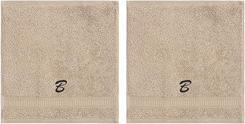 Toallas con monograma, lujosas toallas personalizadas de algodón turco genuino para baño, cocina, hotel, spa, gimnasio y dormitorio universitario,