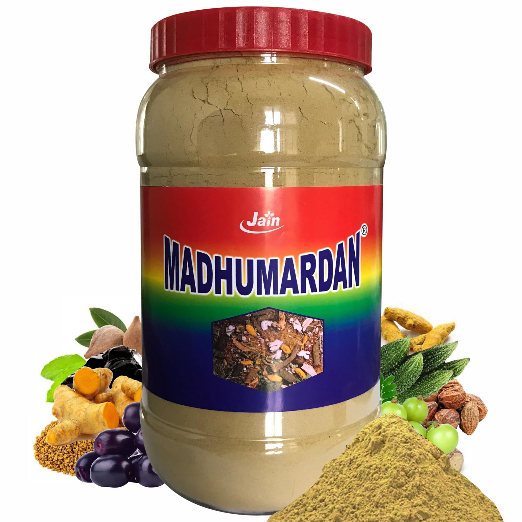 JAIN Madhumardan Powder, 1 Kg,|Diabetes Care, Natural, Ayurvedic Product|Enrichred With 32 Potent Herbs|Helps Maintain Healthy Blood Sugar Levels & Glucose Level|100% Natural, No Preservatives (B012D7W6G8) Amazon Price History, Amazon Price Tracker