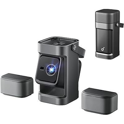 Anker Soundcore Nebula P1 (着脱式デュアルスピーカー搭載プロジェクター)【ホームシアター 家庭用 フルHD 650ANSIルーメン N …