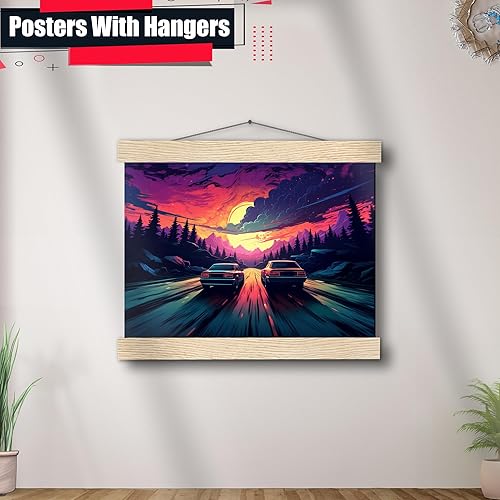 Miniatura 3 de Unique Synthwave Style Retro Art, 80s style art, framed poster print, guest room art, cool living room art, Bright Wall Art, poster Prints
