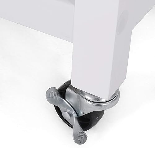 Miniatura 4 de Christopher Knight Home Carrito de cocina Maynard, natural + blanco