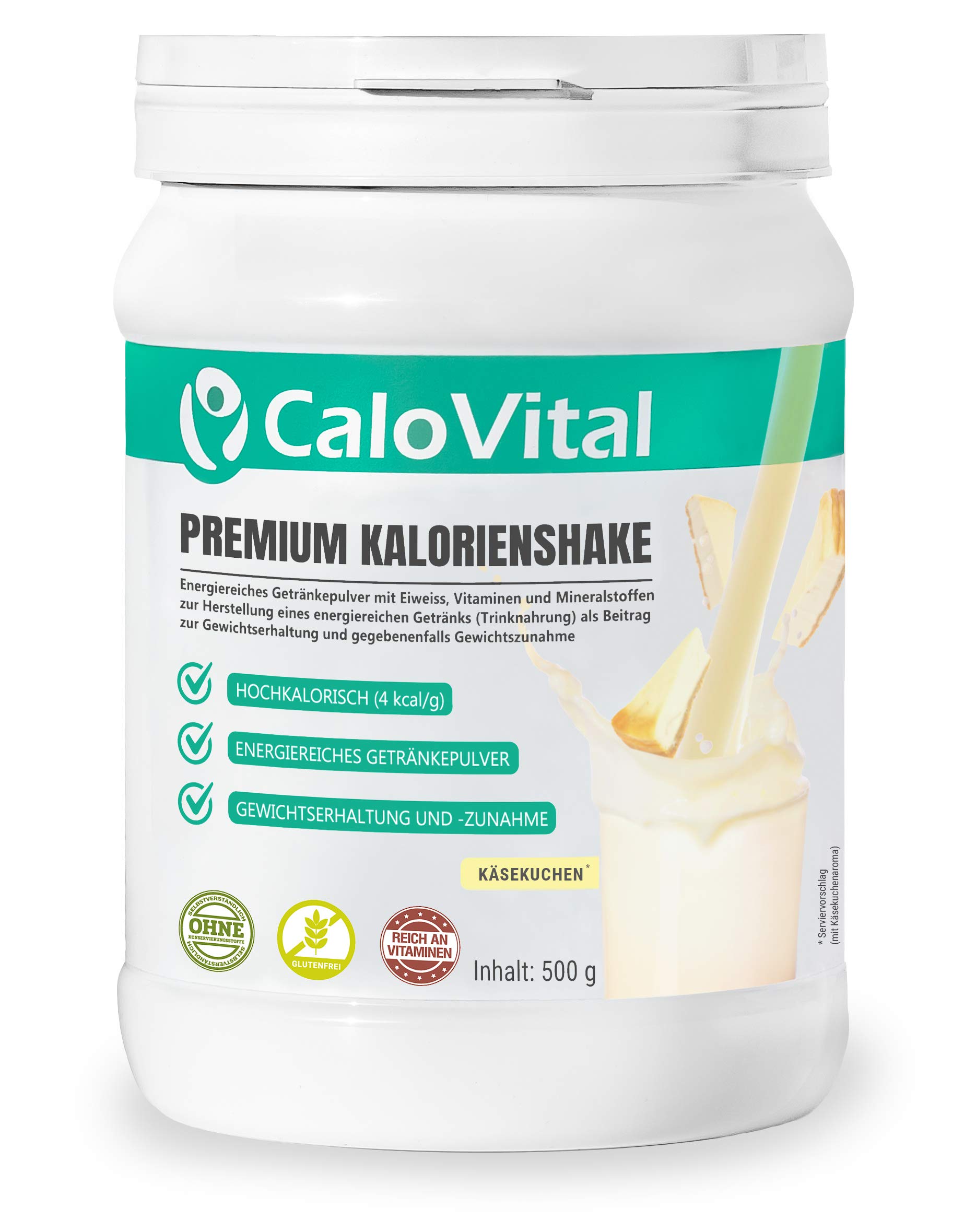 Frullati proteici sostitutivi del pasto con molte vitamine | Bere cibo ipercalorico per l'aumento di peso | Carboidrati e proteine ​​come frullato calorico | CaloVital