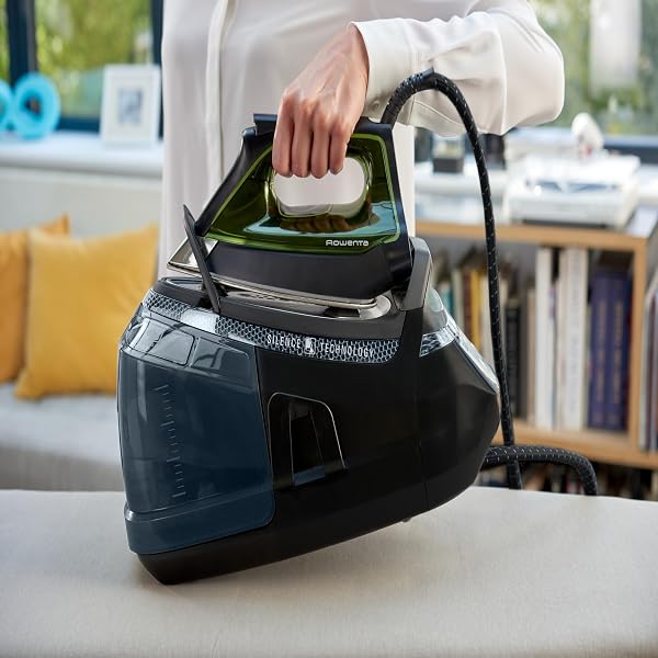 Rowenta DG9248 Silence Steam PRO Ferro da Stiro con Caldaia Silenziosa, Pressione Fino a 8 Bar, 2800 W, 1.3 Litri, Colpo Vapore 600 g/min, Ferro da Stiro a Vapore con Tecnologia Eco Intelligence - 3