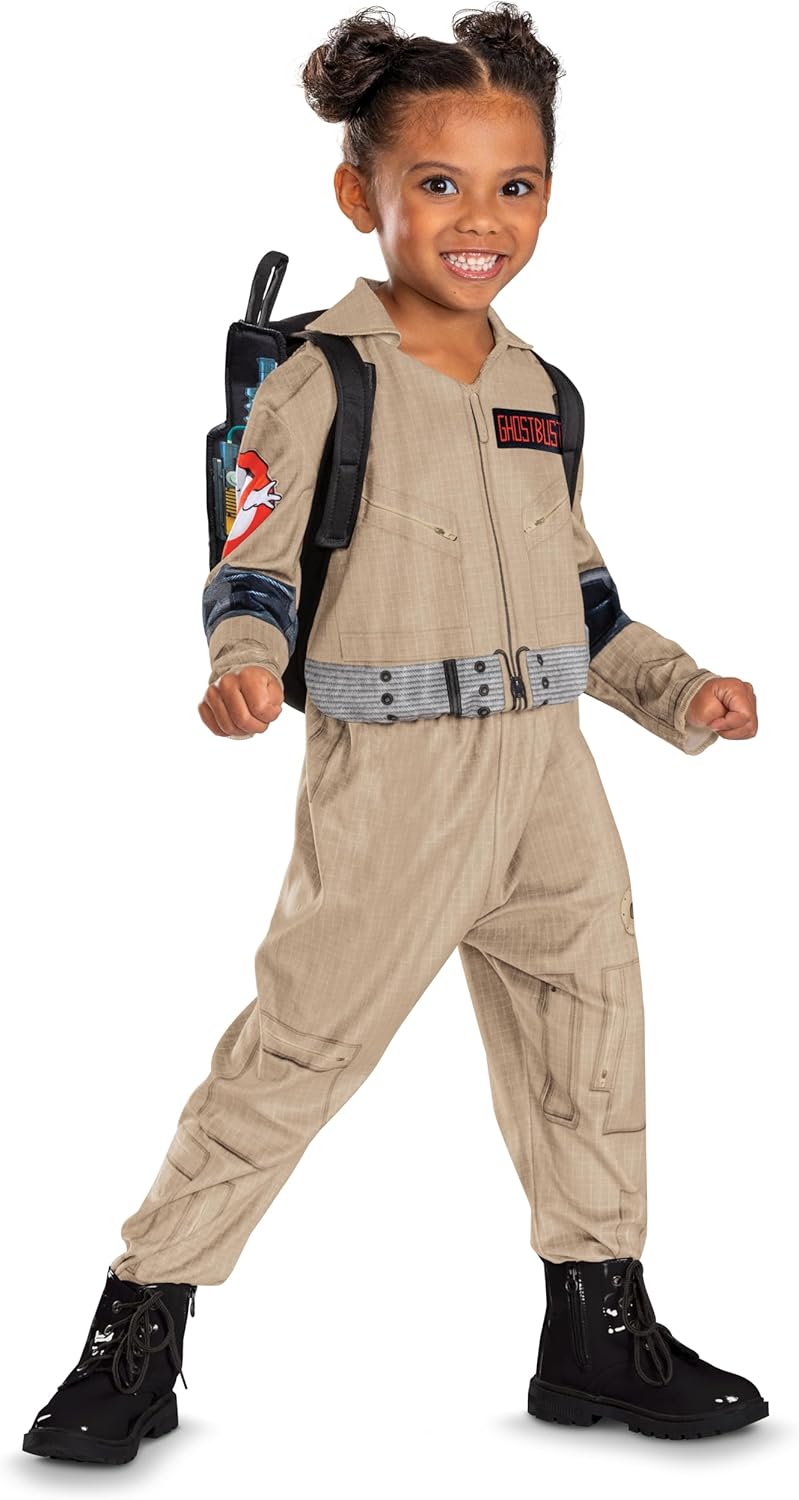 Disguise Child Ghostbusters Toddler Costume, Offiical Ghostbusters Frozen Empire Halloween Costume Jumpsuit