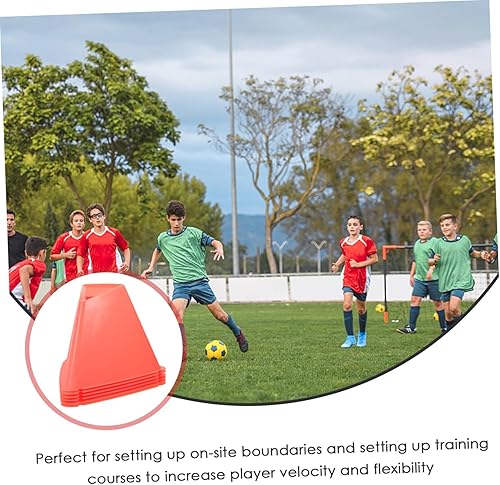 Miniatura 3 de GANAZONO Conos de entrenamiento de fútbol, conos de plástico, agilidad, suministros de entrenamiento de fútbol, disco de entrenamiento de fútbol,