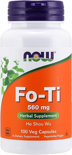 Miniatura 8 de NOW Suplementos, Fo-Ti (Polygonum multiflorum) 560 mg, Ho Shou Wu, Suplemento herbario, 100 cápsulas vegetales