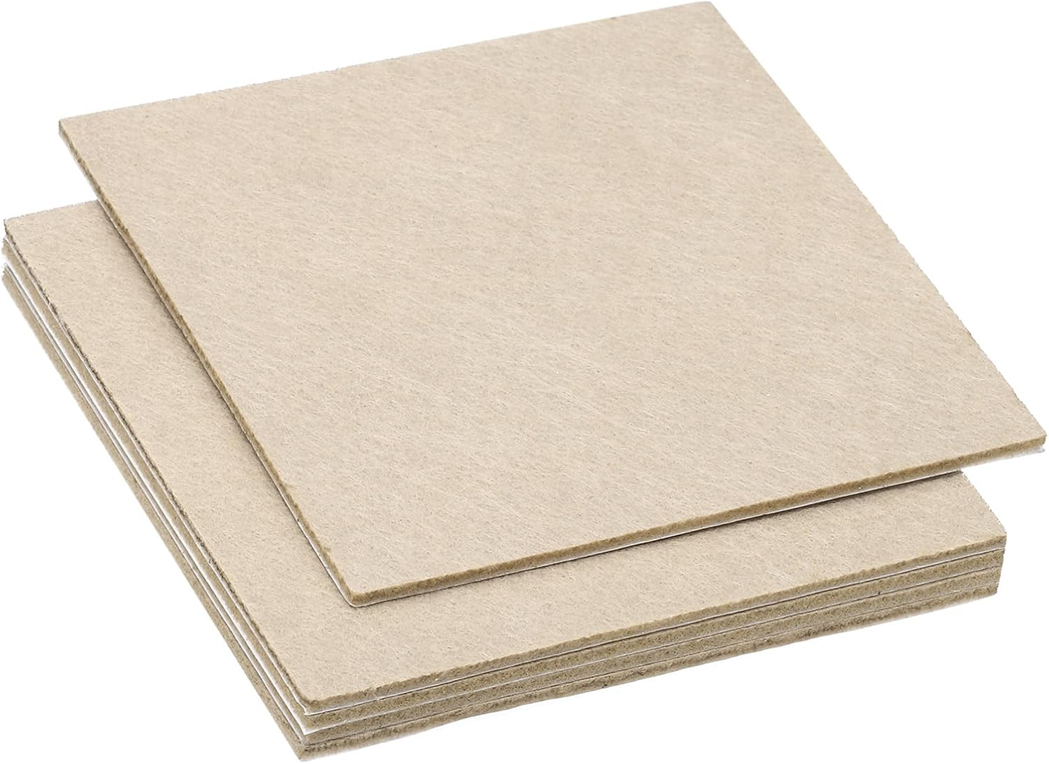 8x6 Inch Lamp Base Felt, 5Pack 2mm Thickness Rectangle Felt Furniture Pad Soft Adhesive Non-Slip Anti-Scratch Backed Felt for Lamp Furniture DIY Craft, Grey