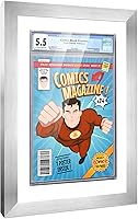 Vista 57 de Poster Palooza Marco de cómic con paspartú para 2 cómics CGC, CBCS o PGX Graded Comics – Marco de cómic negro para cómics de 8.125 x 13 pulgadas