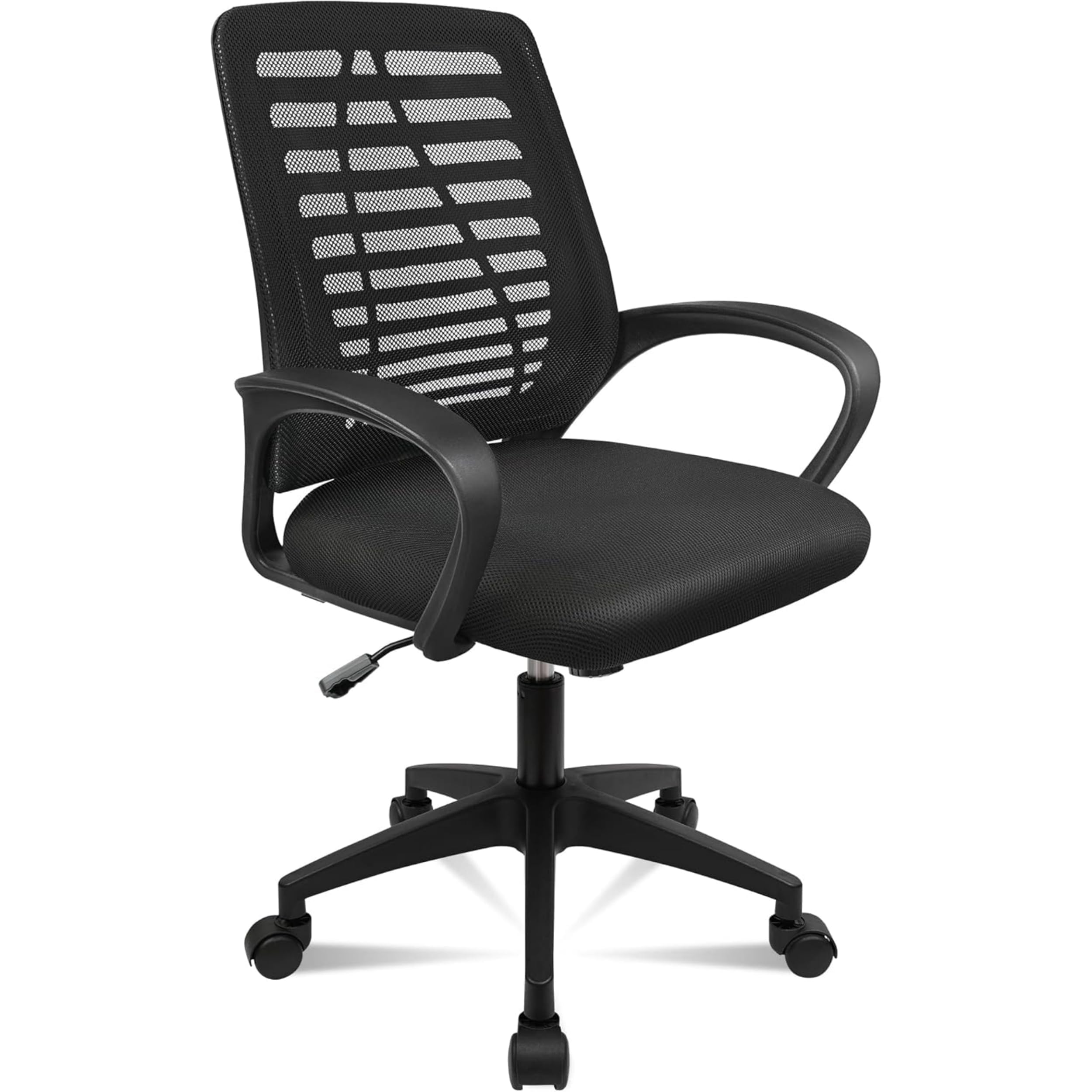 Silla de Oficina o Escritorio Ergonómica con Ruedas y Soporte Lumbar. Juvenil. Altura Regulable