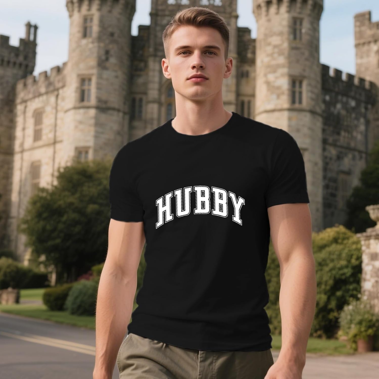 Matching Couples Shirts Wifey and Hubby T-Shirt Honeymoon Tee Top - Image 4