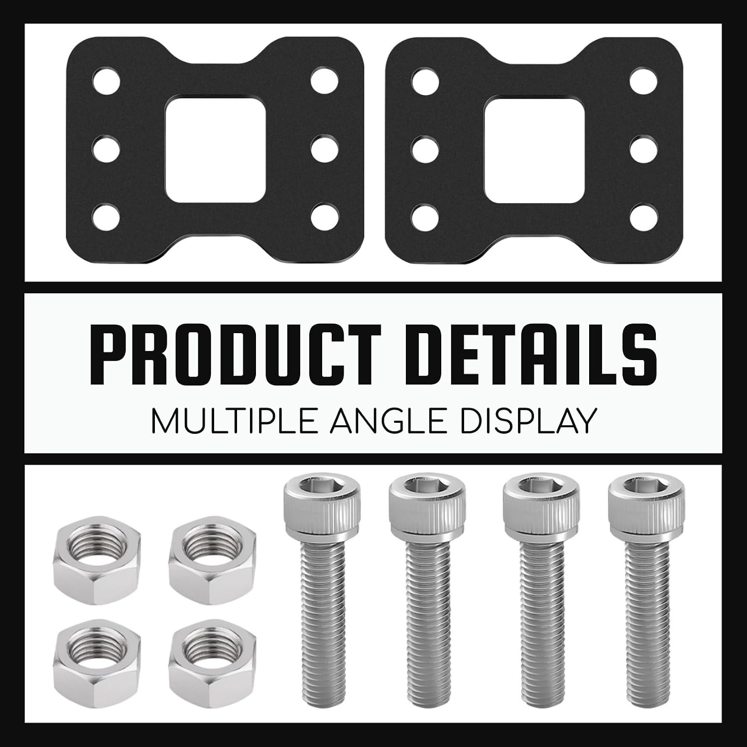 2" Front Fender Lift Bracket Adjustable Front Fender Lift for 16"-20" Wheel Compatible with Harley Sportster Iron 883 1200 Forty Eight XL1200X Seventy Two 2003-2020, Replacement for 59712-07A