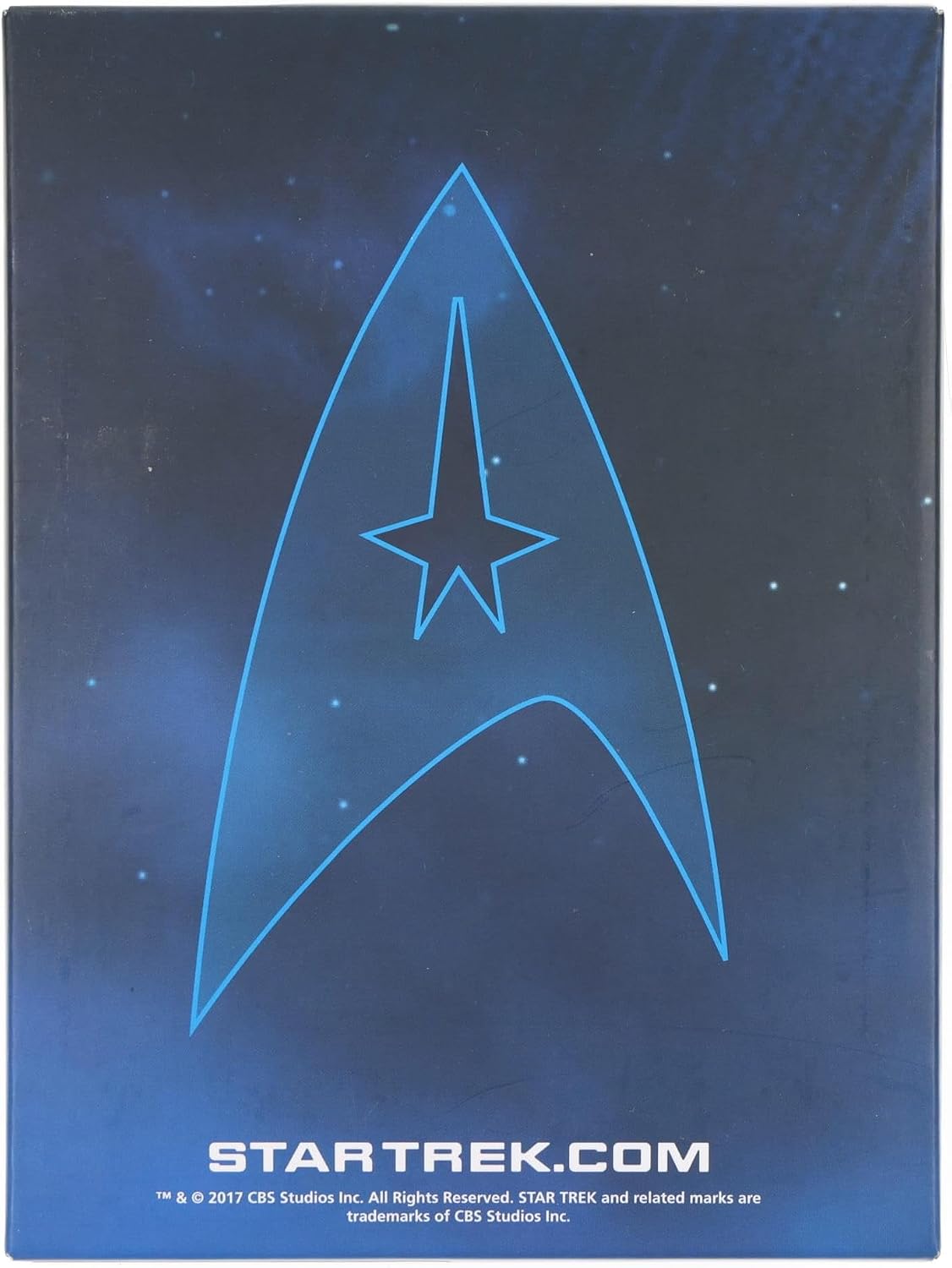 Star Trek Warp Delta Starship Replica | Die-Cast & ABS Plastic | Tabletop Display Model | Gray