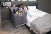 Chicco Next2Me Forever 3 in 1 Newborn Baby Bed - Montessori Bed - Up to 4 Years (22 kg) Adjustable Height Good Air Circulation 4 Wheels Mattress Included