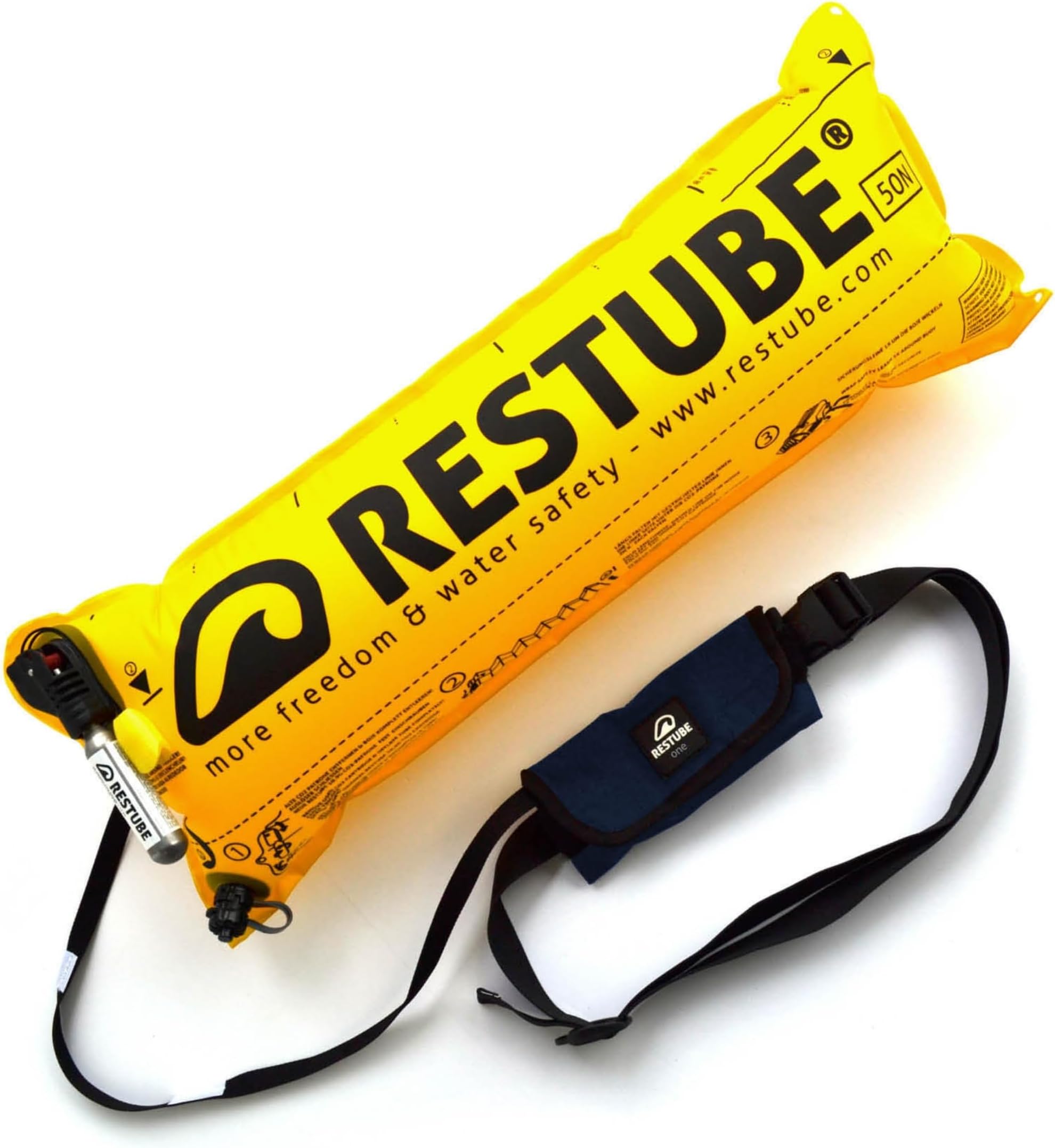 Beach One-Pull Inflatable Water Safety Buoy