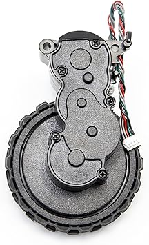Replacement Left And Right Main Wheels Compatible With For IHome For Nova S1/S1 Pro/V9 Robot Vacuum Cleaner For Self-Emptying Models And Hardwood CleaningLeft