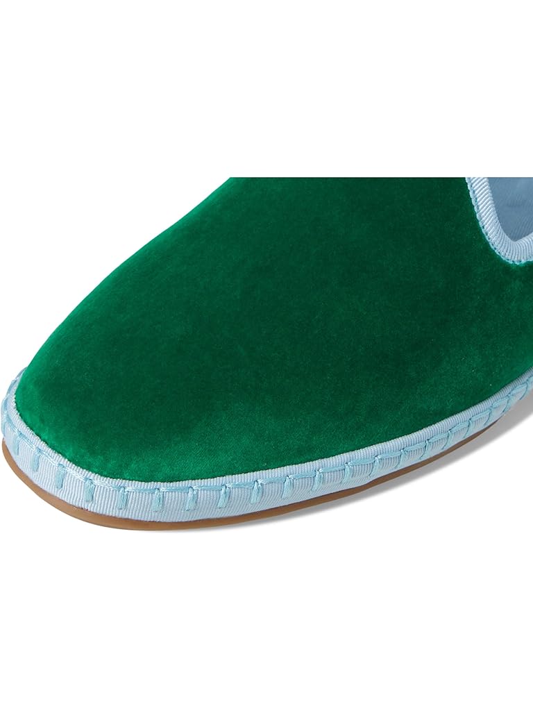 Green Birdies Heron Velvet