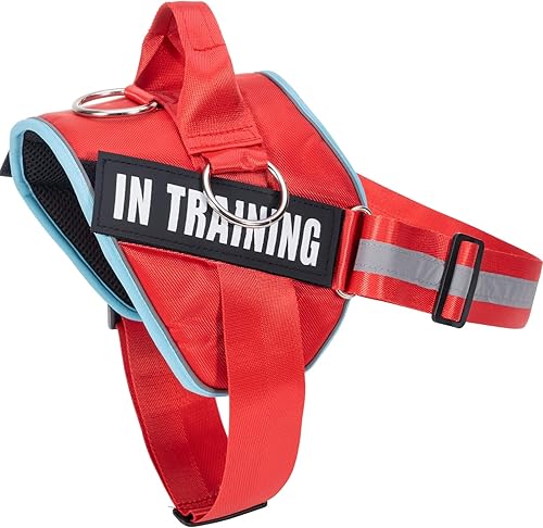 Arnés para perro sin tirones mejorado 2023, chaleco reflectante ajustable para perro, arnés para mascotas con 8 parches para perros para todas las