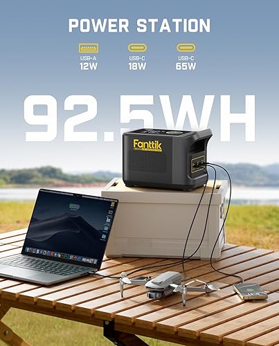 Miniatura 3 de Fanttik Inflador de neumáticos X9 ultra portátil para camioneta, RV  Bomba de aire 3 en 1, estación de energía, linterna  Inflador 6 veces más