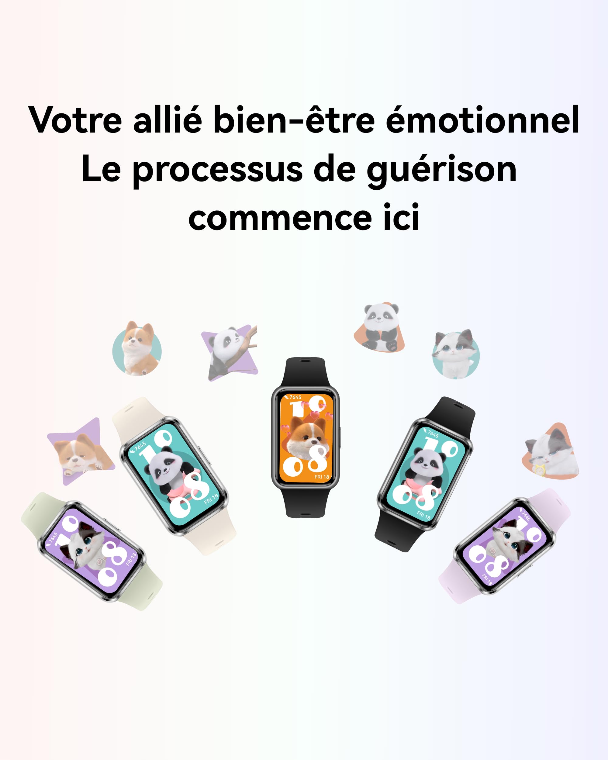 HUAWEI Band 11 Montre Connectée Tracker d'Activité Écran AMOLED 1,62 Pouces Bracelet Intelligent Autonomie 14 Jours Noir