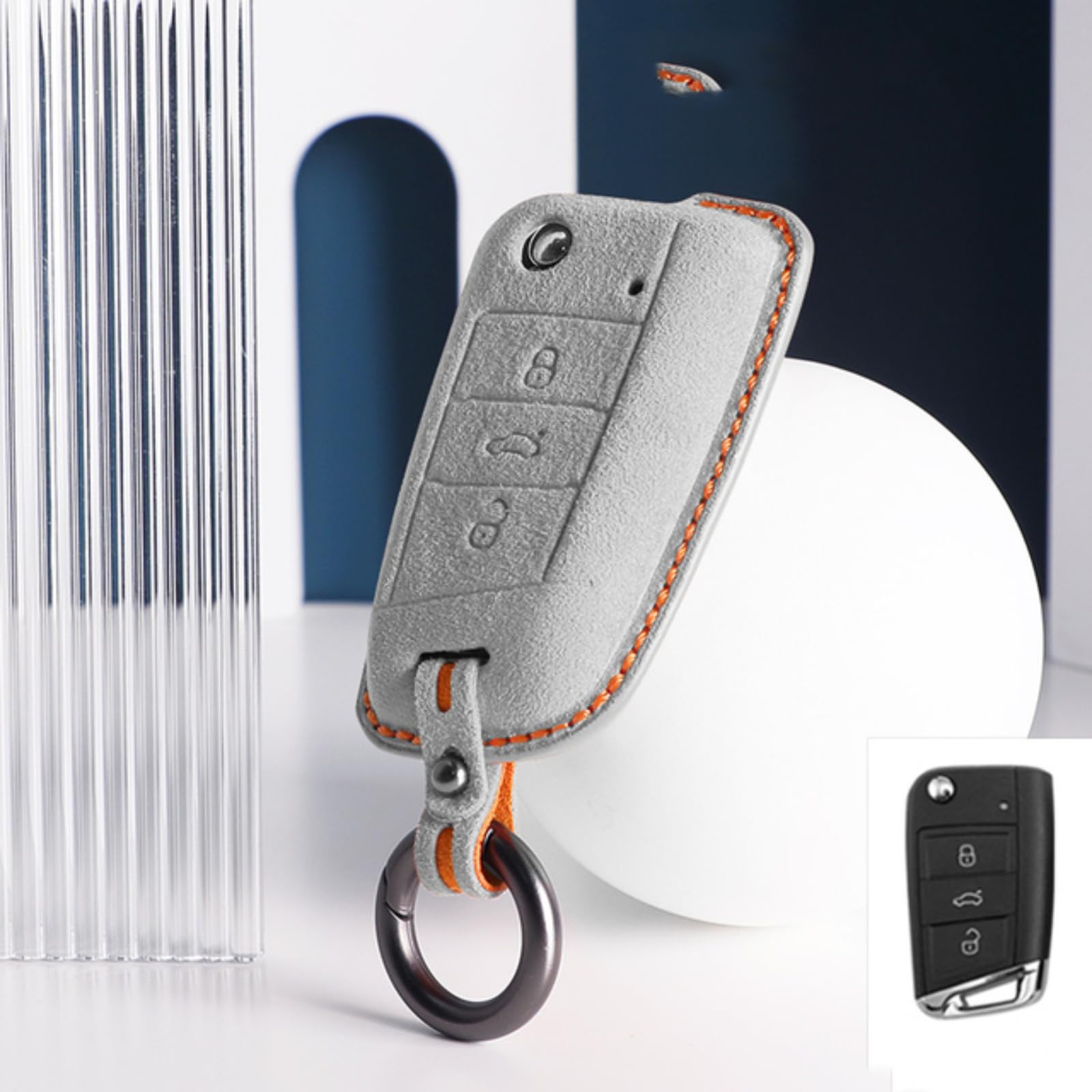 Funda para llave de VW en silicona resistente anticaídas para Golf 7 y Pasat 2