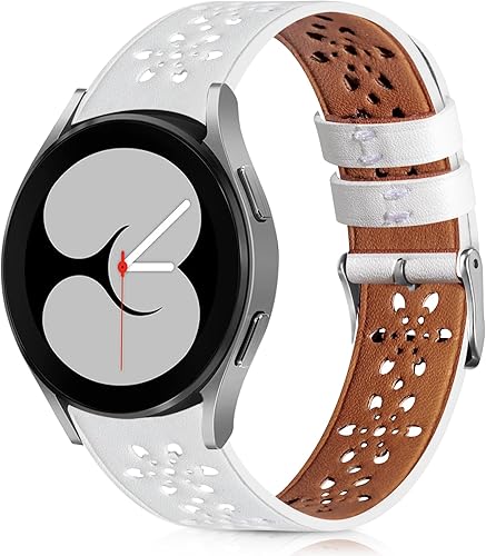 Correas de cuero de 0.787 pulgadas para Samsung Galaxy Watch 654 1.575 in 1.732 inWatch 5 Pro 1.772 inWatch 4 Classic 1.654 in 1.811 in, pulseras de