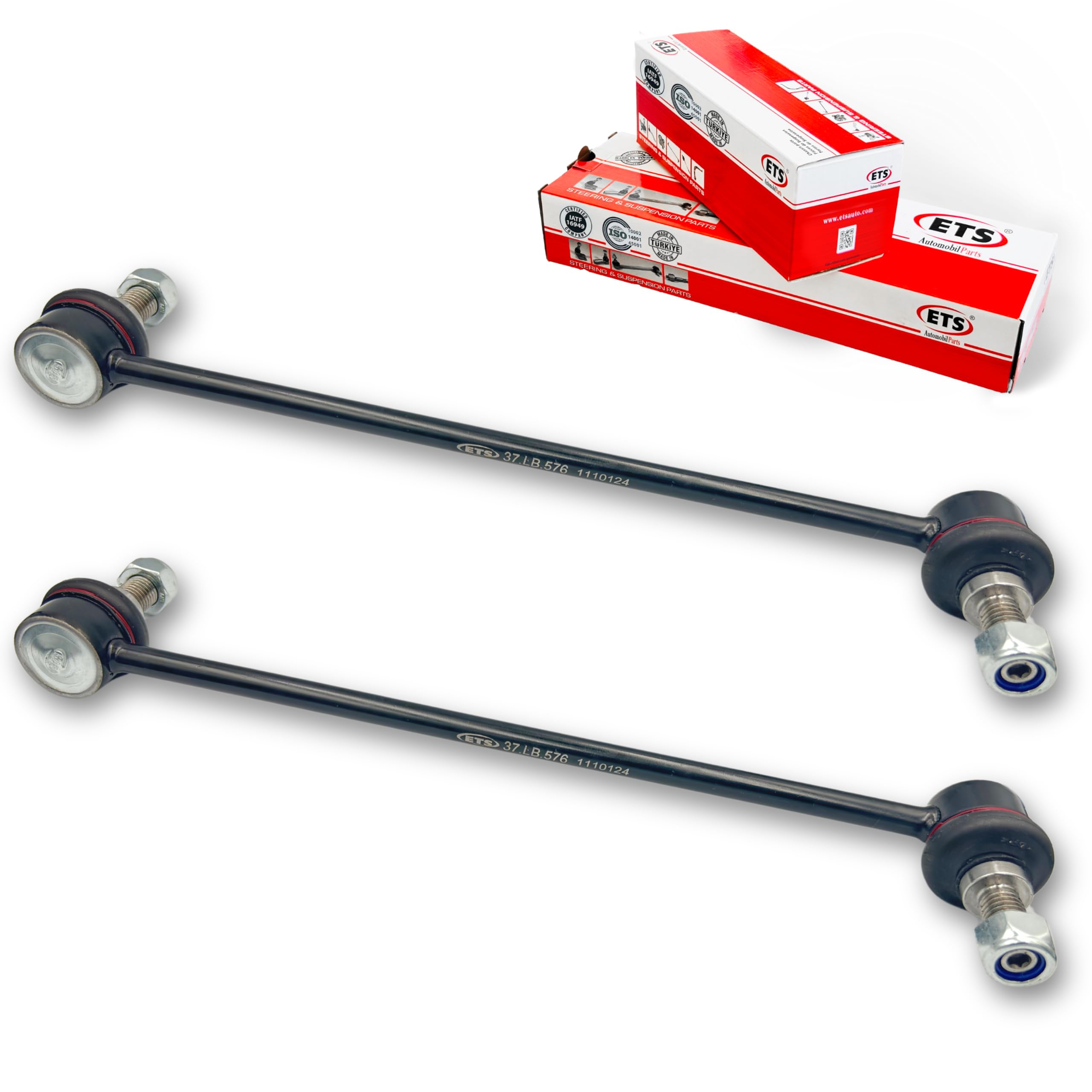 ETS 2pc Front Stabilizer Sway Bar Link K80252 for Chevy Cobalt 2005-2010 / Malibu 2004-2012 / Pontiac G5 G6 Pursuit 2005-2010 / Saturn Aura 2007-2009