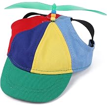 Puppy Hat Propeller Baseball Hat Fun Sports Hat Party Decoration Photo Headwear Outfit Outdoor Wearing Pet Hat