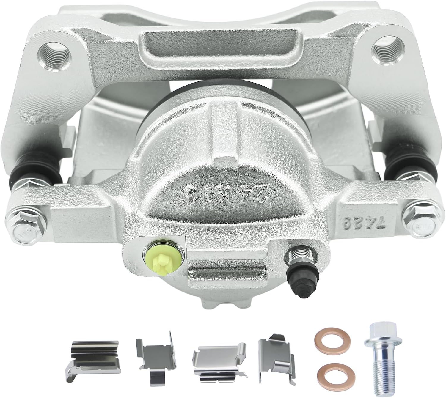 Betthand Front Right Brake Caliper 18B5044 Replace for 07-17 Jeep Wrangler, 18 Wrangler JK, 08-12 Liberty, 07-11 Nitro, Front Left for 08-16 Dodge Grand Caravan, Chrysler Town & Country, FRC11879
