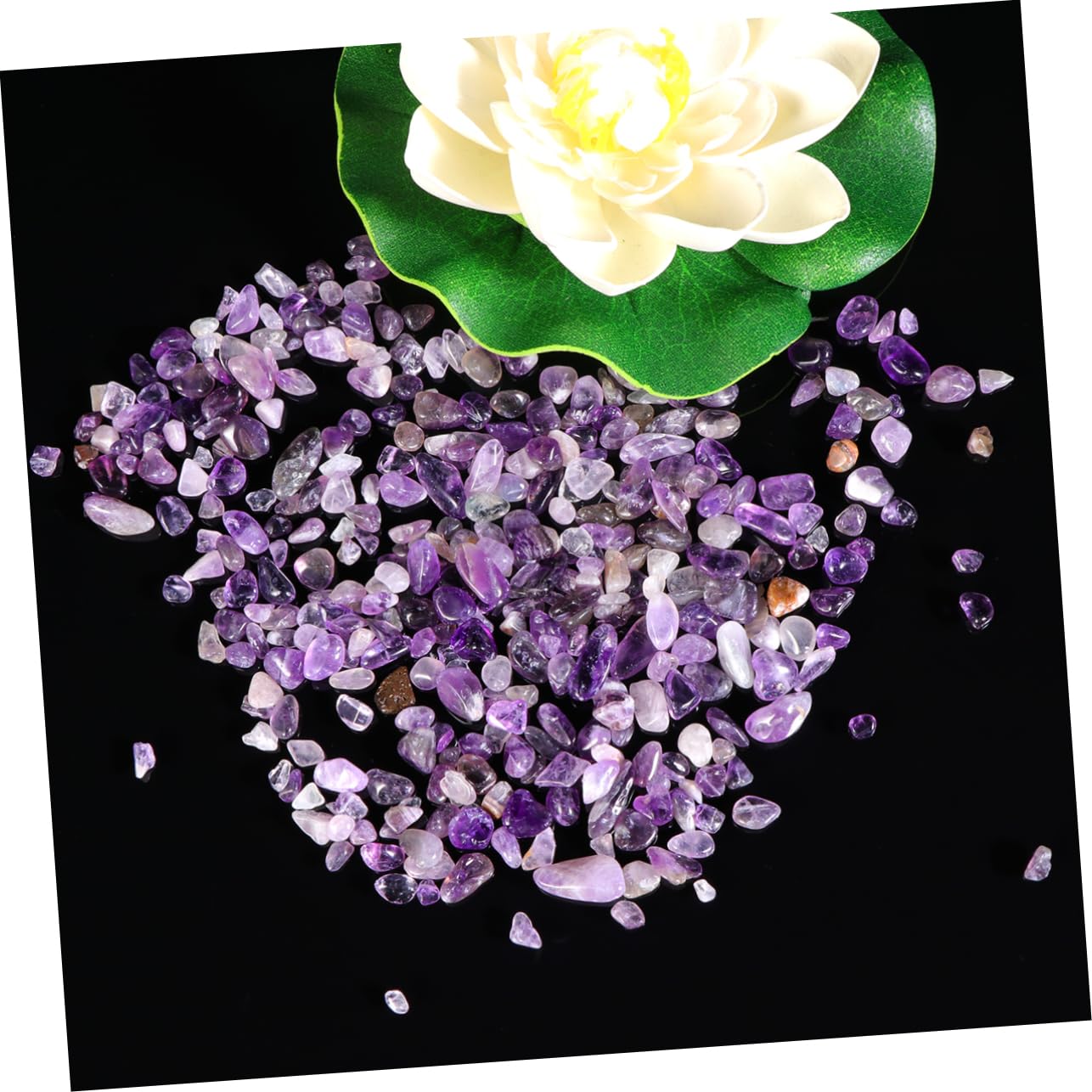 MAGICLULU Pietre Smagnetizzate di Cristallo Naturale da 500 G Ciottoli per Vasi di Fiori Acquari E Paesaggi Esterni