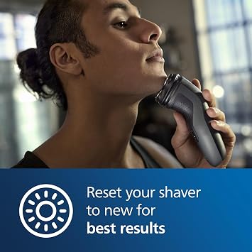 Philips Norelco SH30/52 Genuine Shaving Heads, Compatible with Philips Shavers Series 1000, 2000, 3000 and 5000, Powerful Performance, Self-Sharpening, 3 Pieces, Model SH30/52