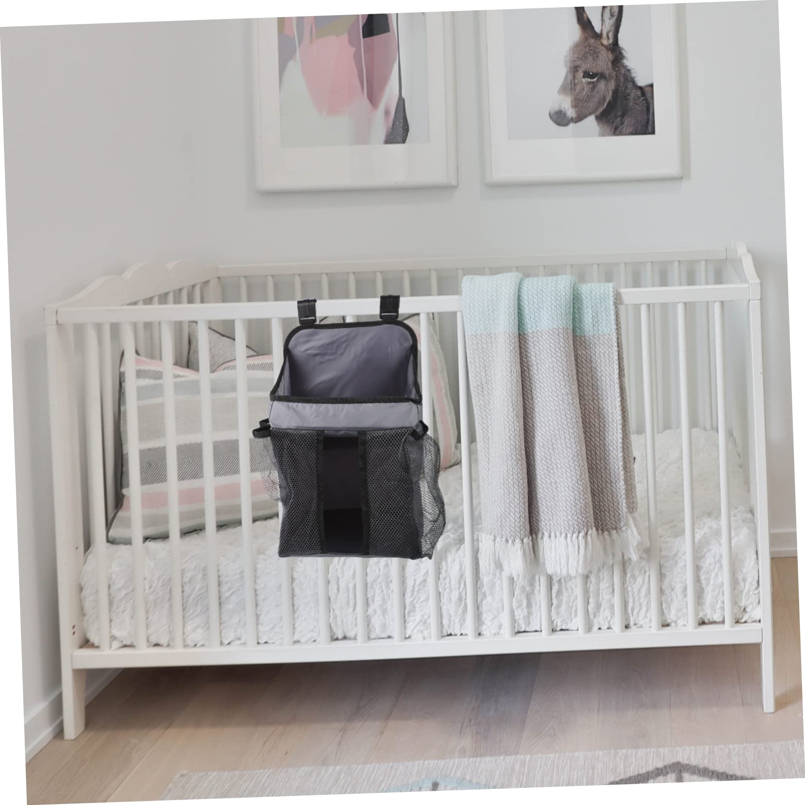 Windelorganizer Hängend für Babywindeln und Kleidung, Leicht | Oxford Gewebe mit Karton, für Outdoor und Reise, mit Mehreren Fächern zur Aufbewahrung