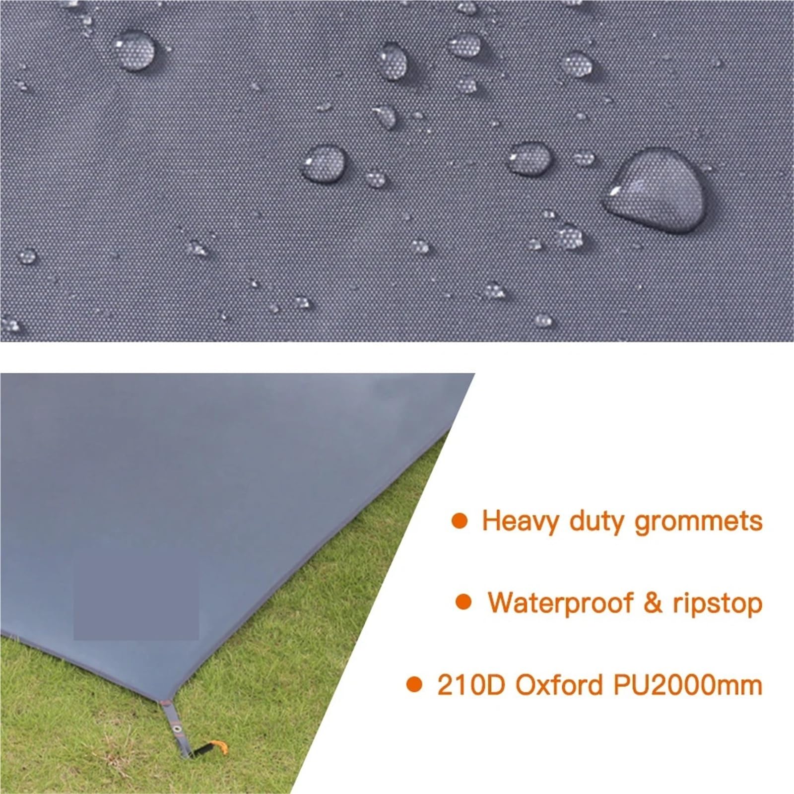 Esterilla Camping Lona impermeable for acampar, estera gruesa for picnic