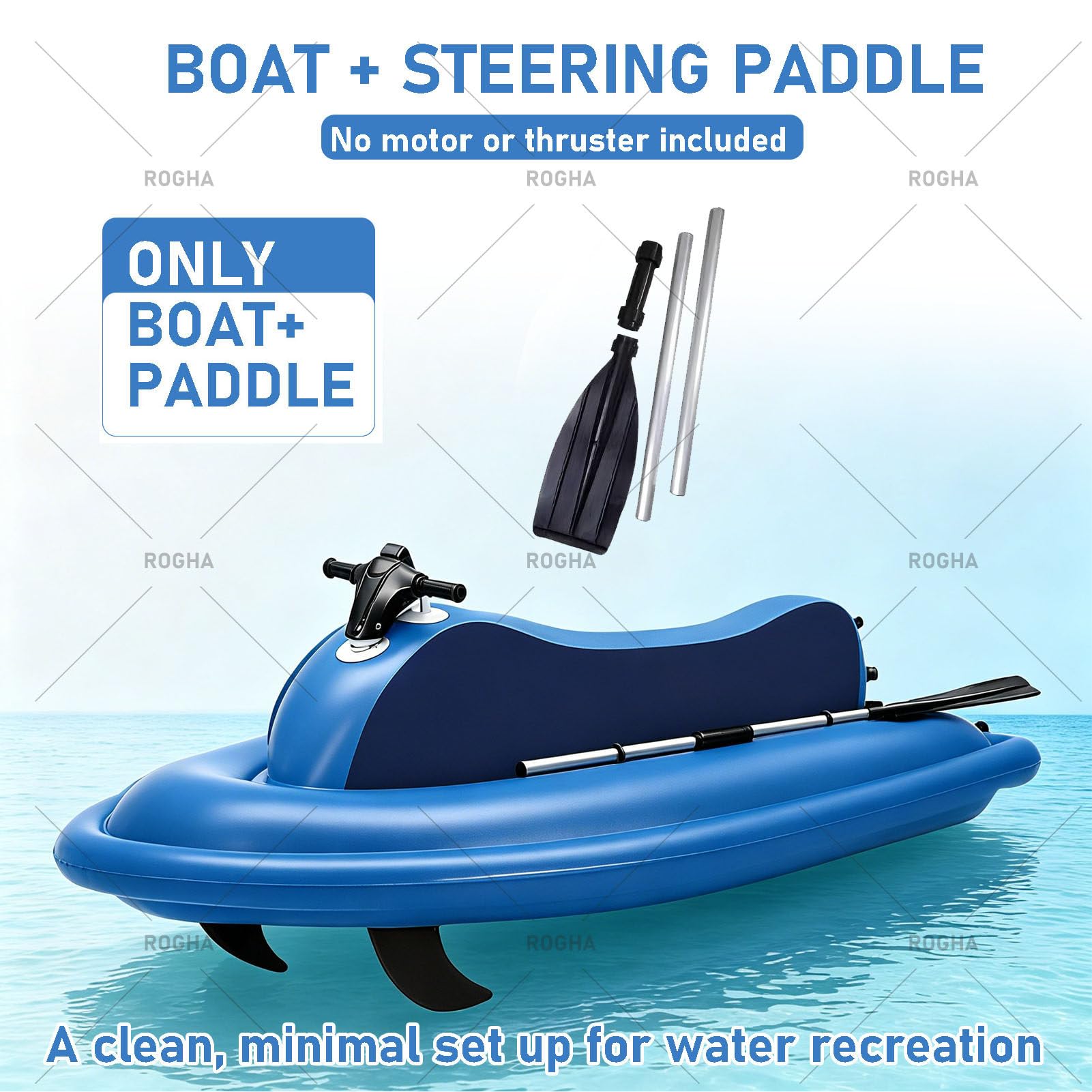 Jet - ski à Pédales – Jet - ski Gonflable pour Adultes, pour Lac et Océan