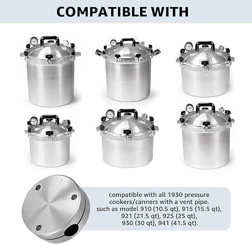 Miniatura 4 de El peso del regulador de presión se adapta a latas de presión americanas 1930-10.5QT 15.5QT 21.5QT 25QT 30QT 41.5QT todas las ollas americanas con