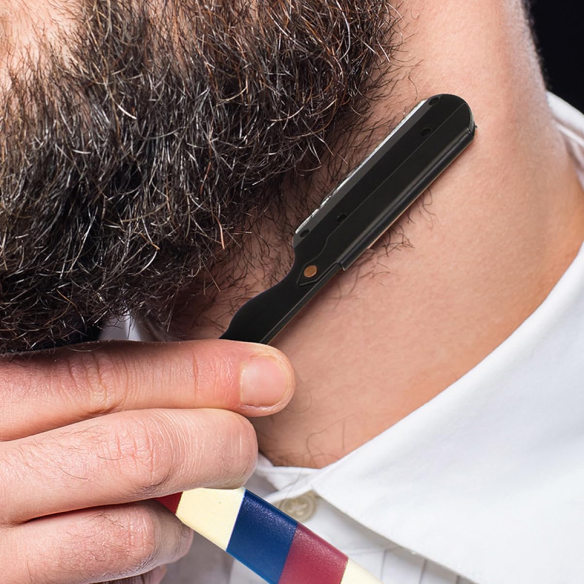 Ipetboom 1set Men Shaving Kit Soft Beard Brush Grooming Tools for Daily Shaving Him Dad Boyfriend Husband