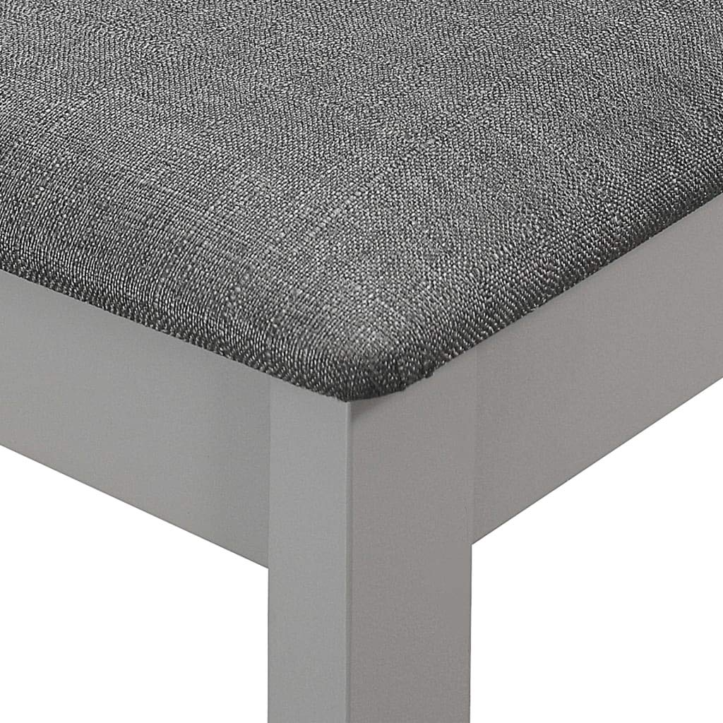 Sedie da Pranzo con Cuscini 6 pz Grigie in Legno Massello,Mobili,Sedie,Sedie per Cucina e Sala da Pranzo,38.8kg - 276407