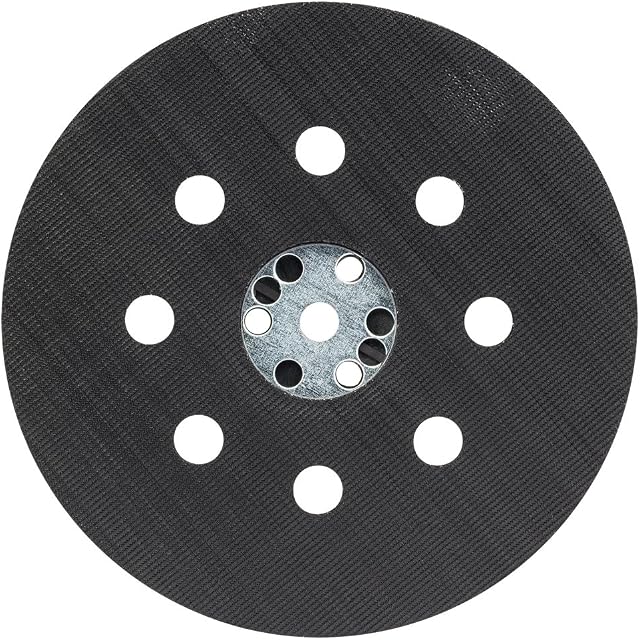 Bosch Accessories 1x Medium Hard Sanding Pad (for Paint, 8 Holes, Ø 125 mm, with Hook and Loop System, Accessories for Random Orbital Sander)