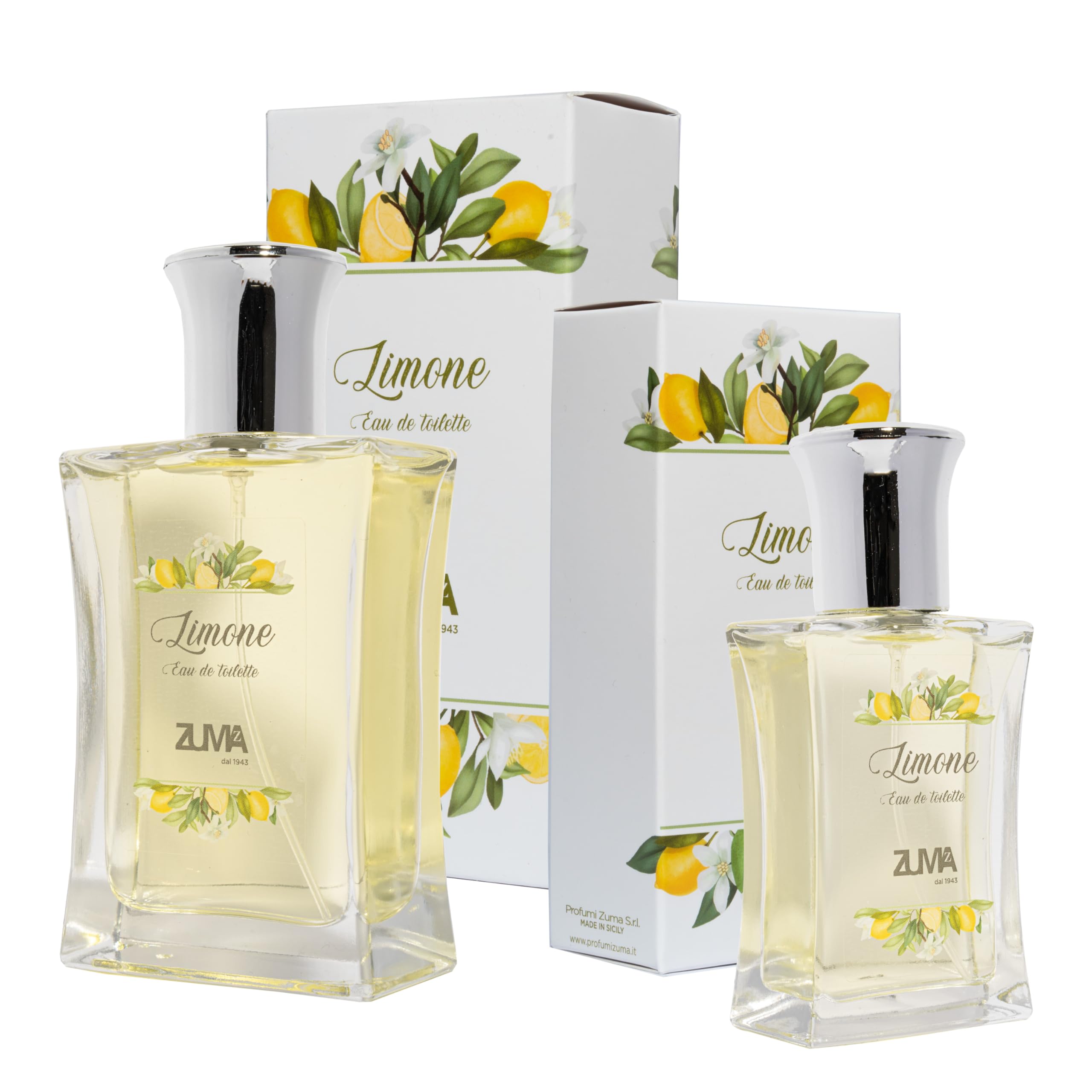 Profumi Zuma - Perfume Mujer y Hombre de Limón - Eau de Toilette Spray de Fragancia Cítrica Unisex - Made in Italy (Limone di Sicilia 100 ml)