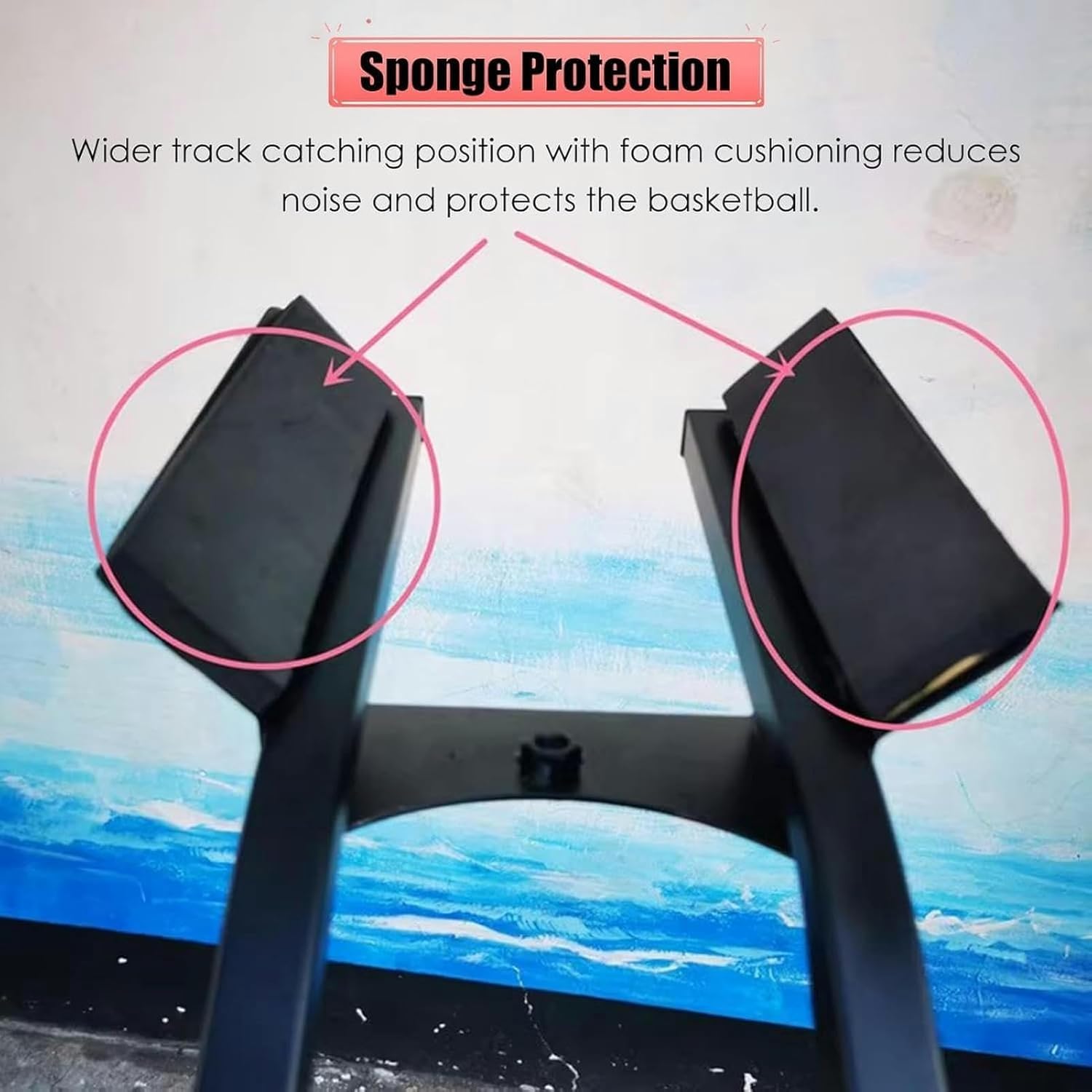 Basketball Solo Trainer - Automatic Return System, Features 180° Rotatable Chute & Heavy Duty Galvanized Frame, for Driveway or Court