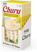 Vista 46 de INABA Churu - Bocadillos para gatos, puré cremoso para gatos, sin cereales, que se puede lamer y exprimir, suplemento con vitamina E y taurina, 0.5