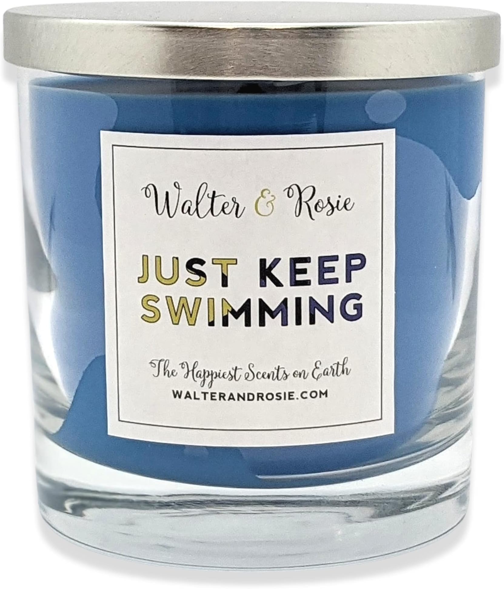 Candle Co. - Just Keep Swimming 11oz Scented Candle Inspired by Disney Pixar's Finding Nemo - The Happiest Scents on Earth - Soy Blend - Up to 40 Hrs