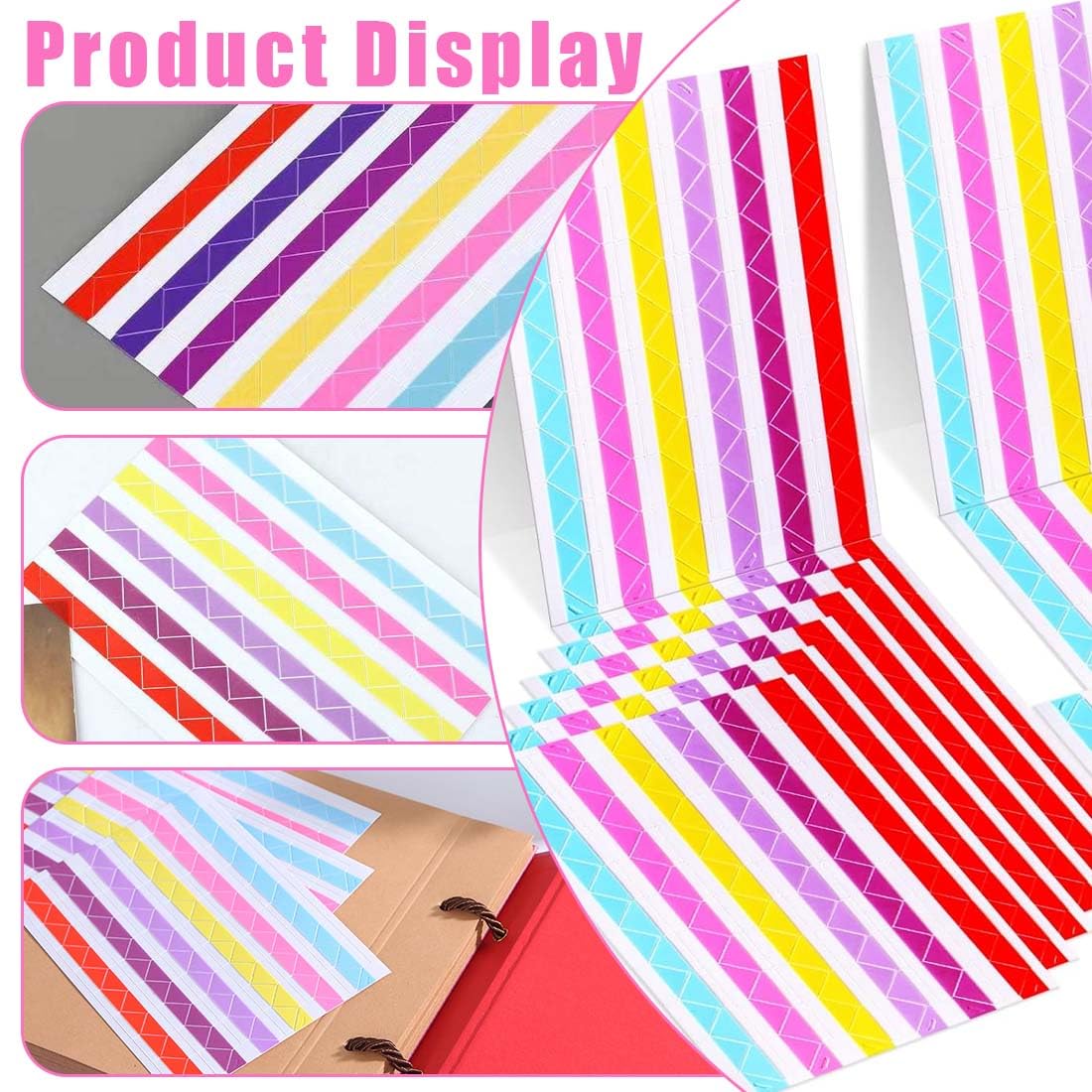 EIHI Esquinas Adhesivas para Fotos, Esquinas Adhesivas para Fotos, Pegatinas para Fotos y Pegatinas para álbumes de Recortes, Bricolaje, 1020 Piezas
