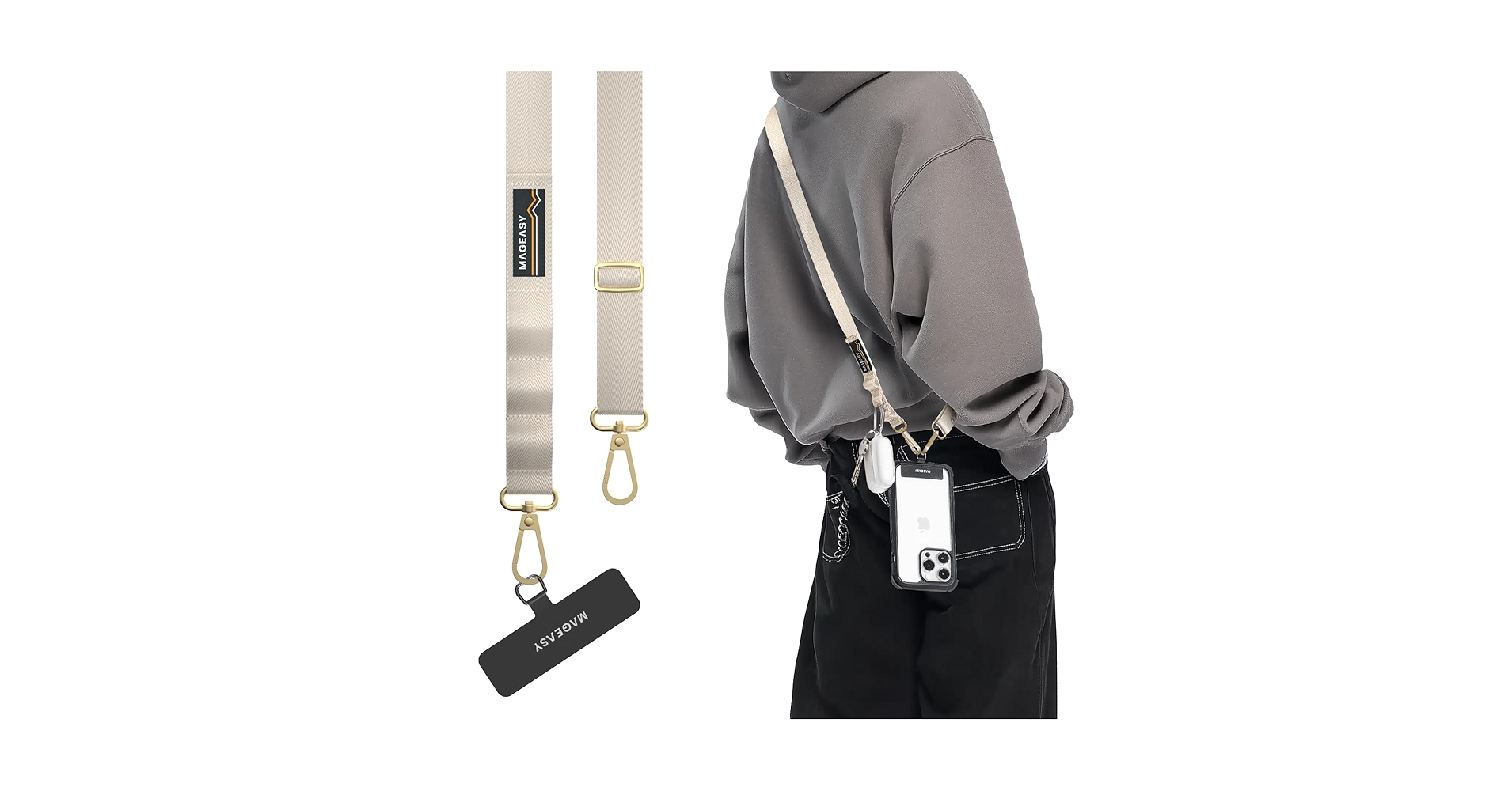 Amazon.com: MAGEASY Universal Cell Phone Lanyard Crossbody