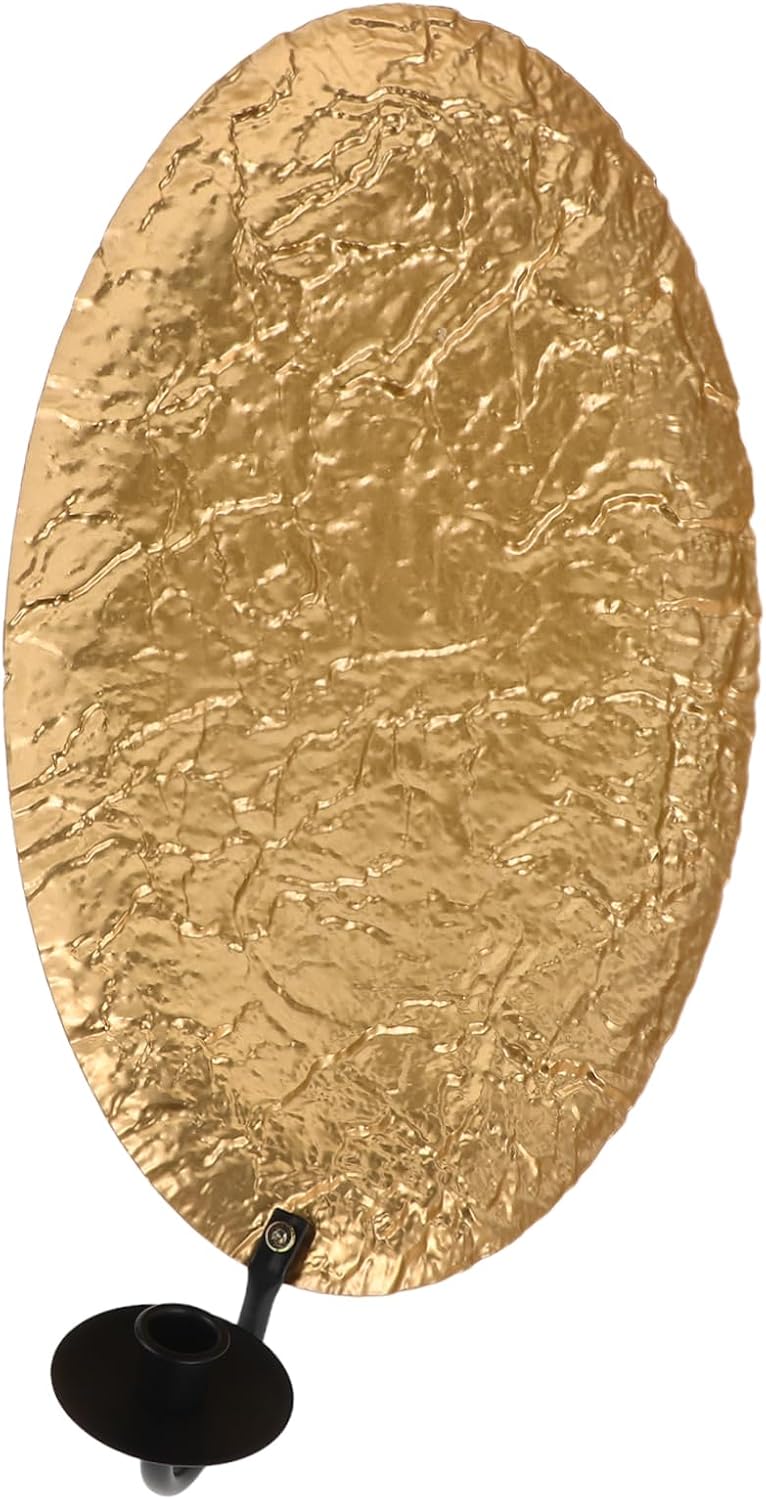 Alipis Modern Metal Wall Candle Holder Decorative Sconce for Living Room Decor Wall-Mounted Candle Sconces for Bathroom