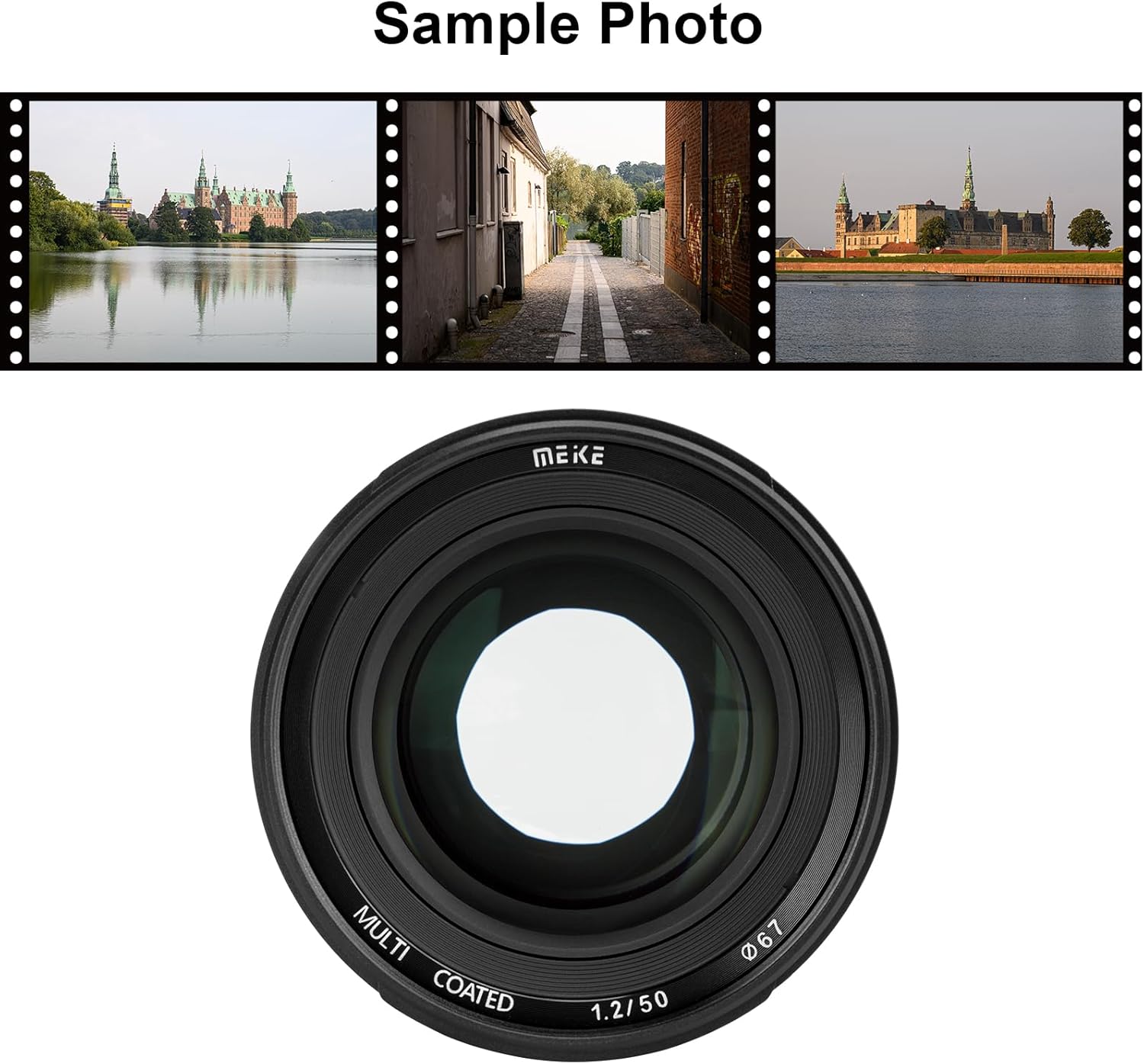 Meike 50mm F1.2 Full Frame Large Aperture Manual Focus Lens Compatible with Sony E-Mount Cameras A7SIII A9II A7RIV A7IV A7III A9 A7II A7RII A7C A7CII