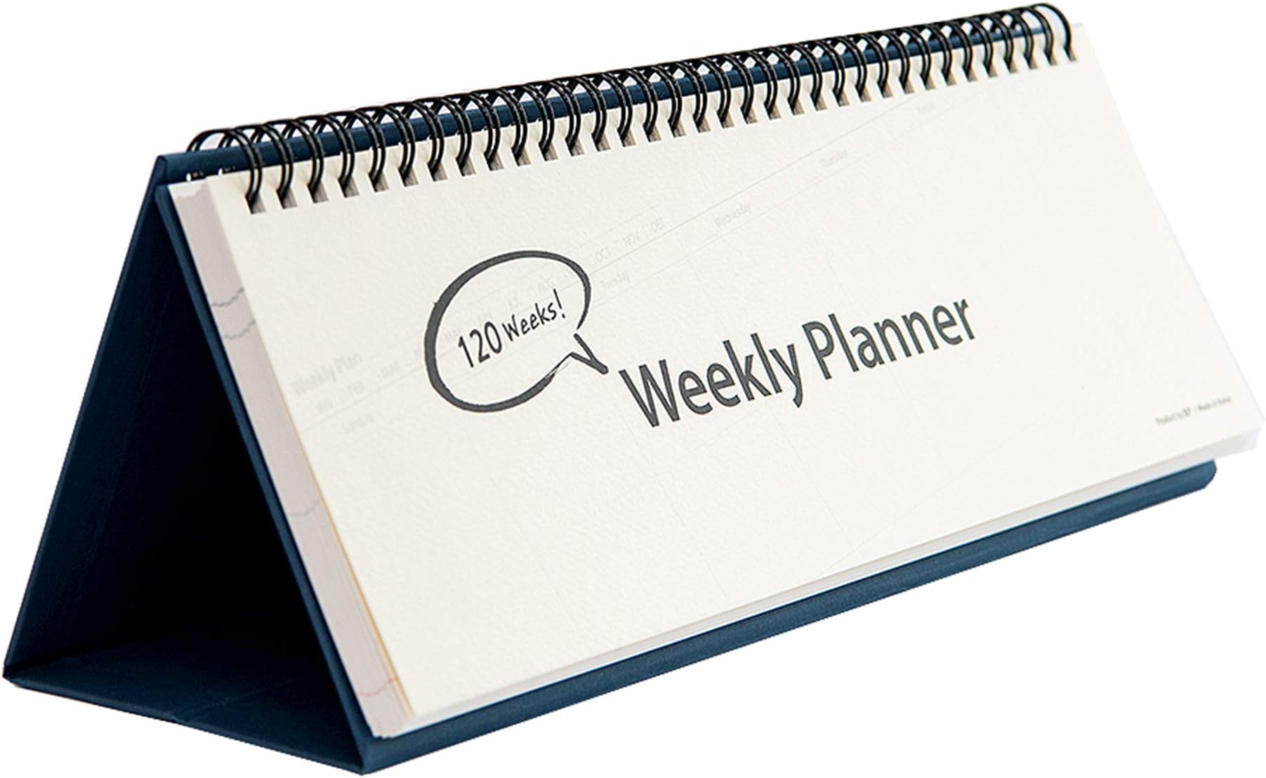 Undated Desk Weekly Daily Calendar Planner, Scheduler Memo Pad, Appointment Book, 11.8 x 4 Inches