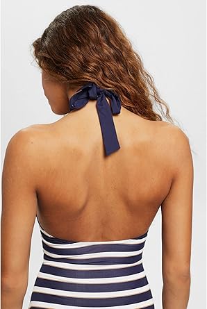 ESPRIT Marley Beach Costume Intero Donna, Con Coppe Imbottite E Motivo Geometrico, Tessuto Riciclato Asciugatura Rapida