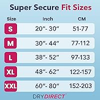Vista 6 de Dry Direct Ultimate Protective Underwear, Soft Cloth-Like Adult Diapers, Max Absorbency Disposable Incontinence Protection - Small (Case of 56)