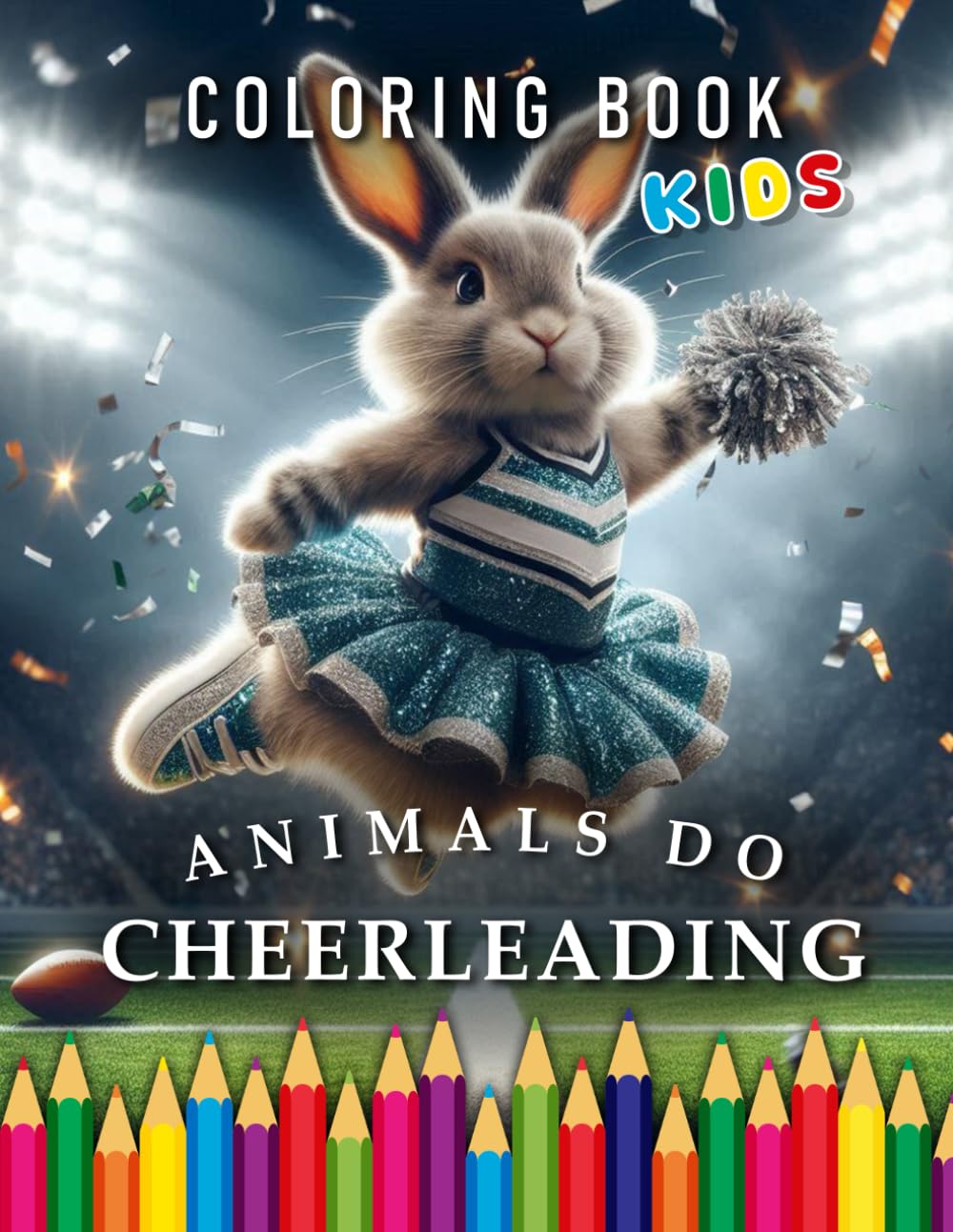 Animals do Cheerleading | Coloring Book Kids: For Children | The perfect Gift for Cheerleader (Kids | Coloring Books)