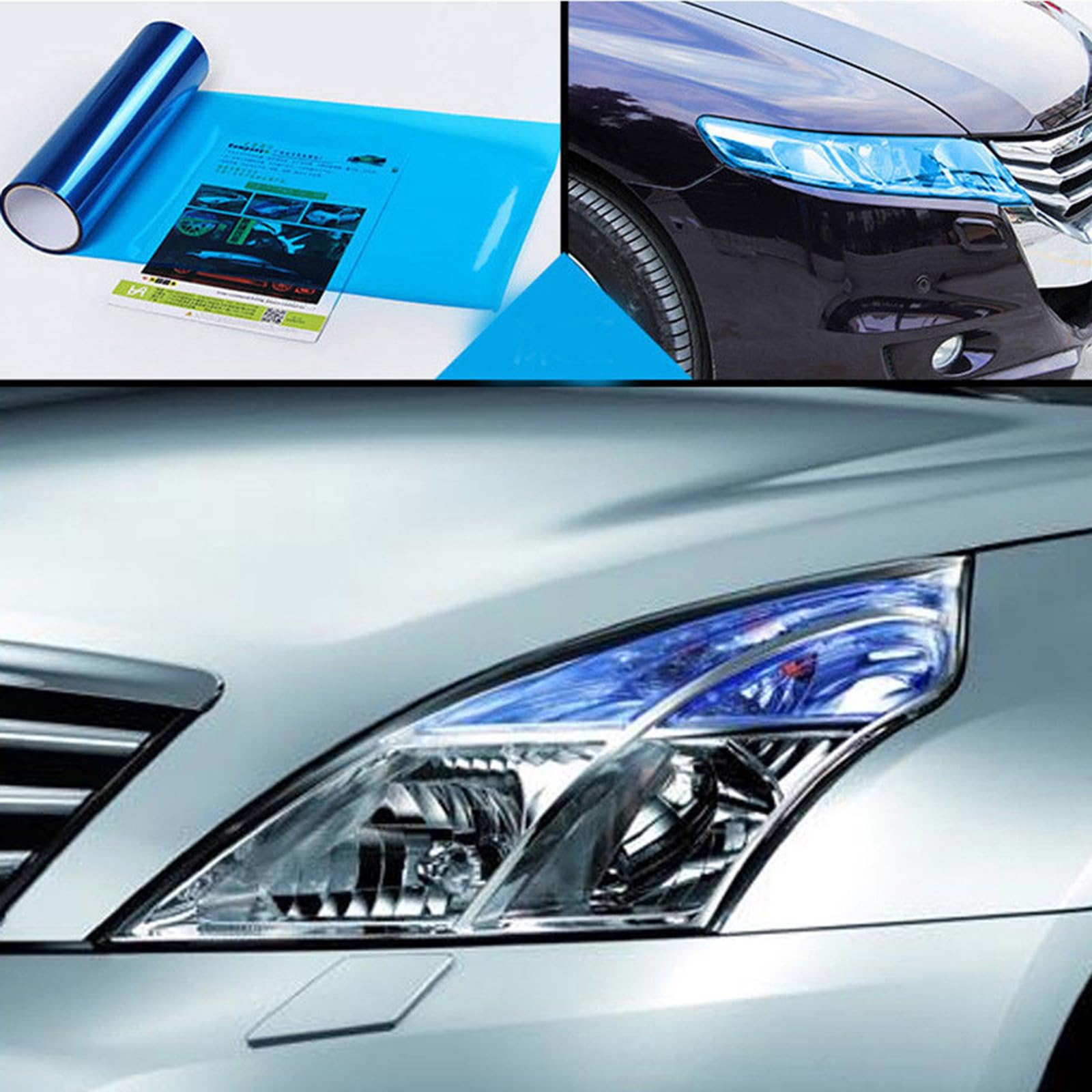Amazon.com: Car Light Tint Film Sticker - Headlight Fog Light